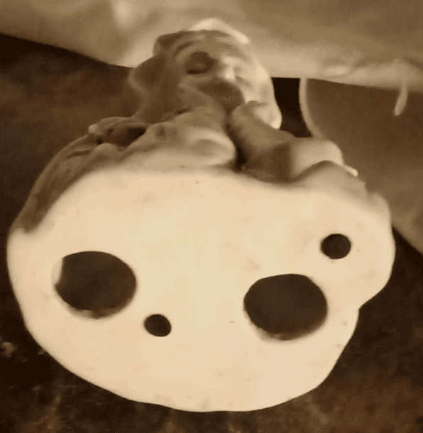 Mother Mary Madonna Virgin Mary Bust 3D Flowers Vtg Vintage - Thumbnail 3