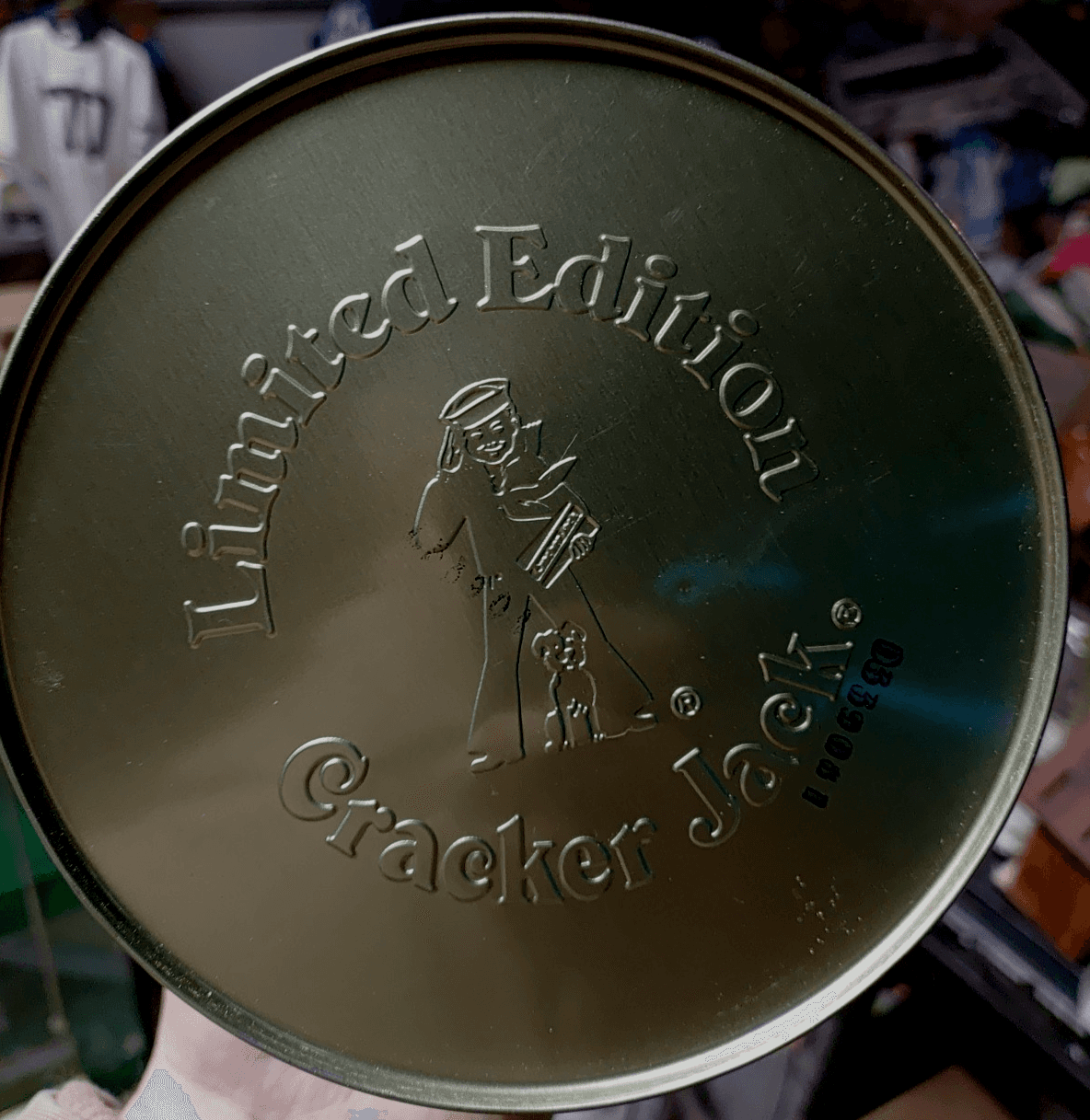 1990 Vintage Cracker Jack Limited Edition Collectible Tin Advertising 3 Scenes - Thumbnail 3