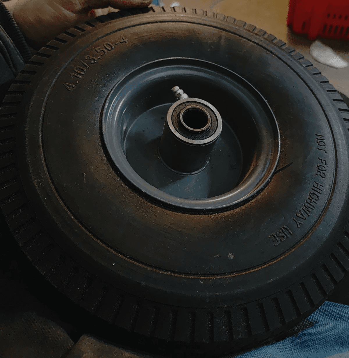 Hand Cart Tire 4.10/3.50-4 - Thumbnail 3