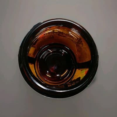 Vtg 60s Siesta Ware Cactus West Snack Jar Amber Glass Barrel Wood Handles & Lid - Thumbnail 6