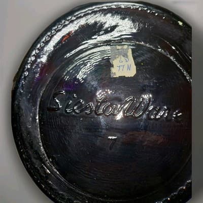 Vtg 60s Siesta Ware Cactus West Snack Jar Amber Glass Barrel Wood Handles & Lid - Thumbnail 9