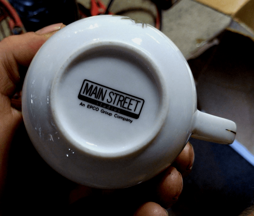 Main Street Studios Birthday Tea Cup And Saucer Seprember - Thumbnail 2