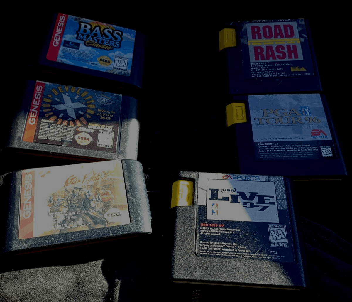 Lot Of 6 Sega Genesis Games: \sports \ fishing \fighting - Image 1