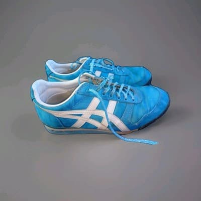 Onitsuka Tiger Serrano Sneakers Blue/White Women’s Size 6 US - Good Condition - Thumbnail 3
