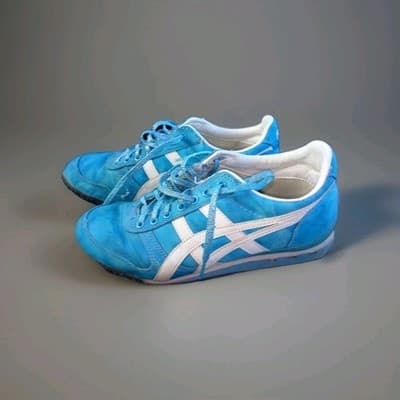 Onitsuka Tiger Serrano Sneakers Blue/White Women’s Size 6 US - Good Condition - Thumbnail 4