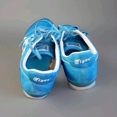 Onitsuka Tiger Serrano Sneakers Blue/White Women’s Size 6 US - Good Condition - Thumbnail 5