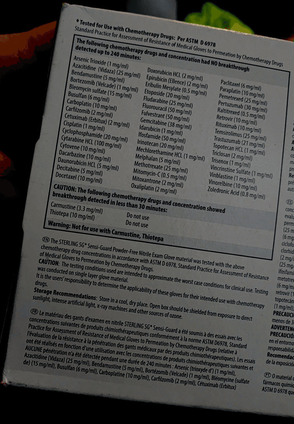 Halyard 41659 Sterling SG PowderFree Nitrile Exam Gloves Med Exp 4/25 250 1 Box - Thumbnail 5