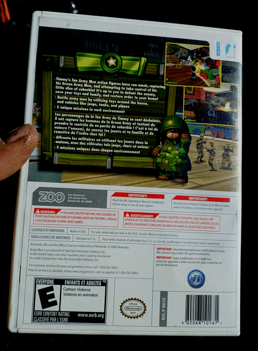 Army Men: Soldiers of Misfortune - Nintendo Wii - Thumbnail 2