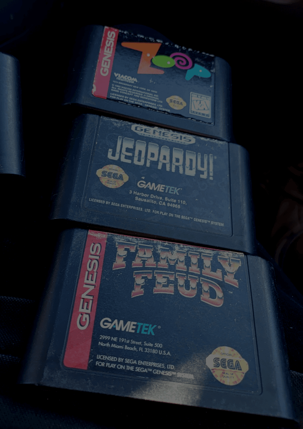 Lot Of 5 Sega Genesis Games: \tv show games \marbles - Thumbnail 3