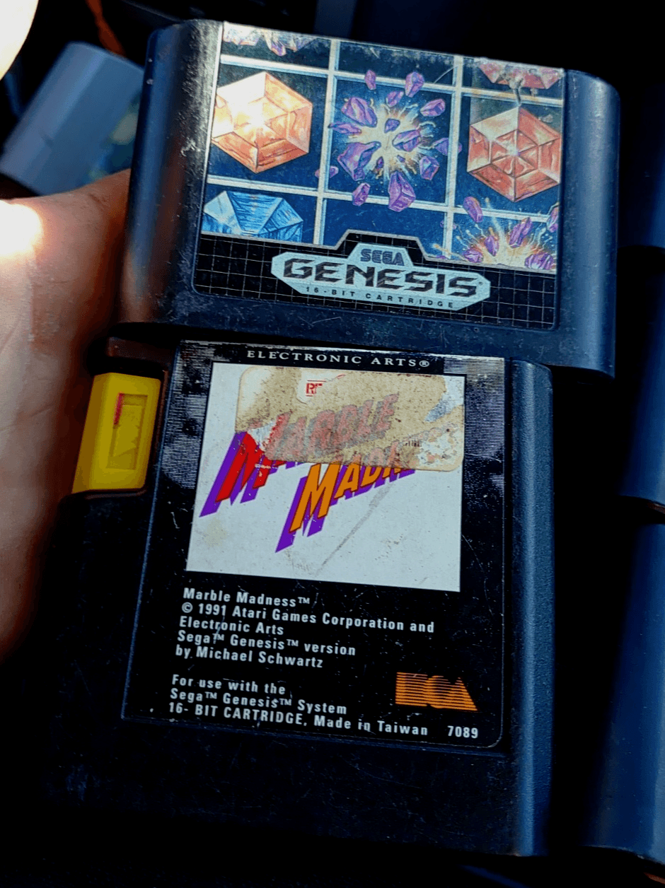 Lot Of 5 Sega Genesis Games: \tv show games \marbles - Thumbnail 2