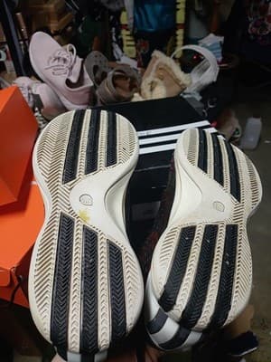 Adidas Mens Derrick Rose 3.5 Black Red Basketball Shoes Lace Up Size 7 - Thumbnail 7