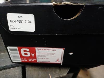 Jordan Chris Paul Size 6Y 535808-901 Iridescent Blue - Thumbnail 10