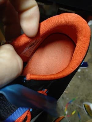 Nike KD 6 VI Away OKC Thunder Black Blue Orange 599477-002 GS Size 6.5Y - Thumbnail 6