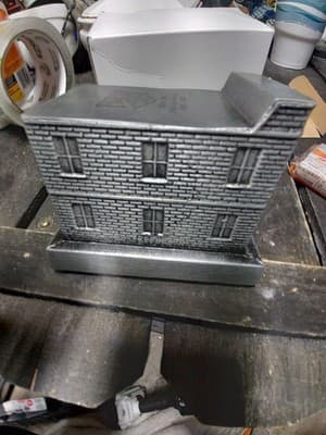 First State Bank Ashby MN 100th Anniversary Metal Building Bank - Box & Plug - Thumbnail 5