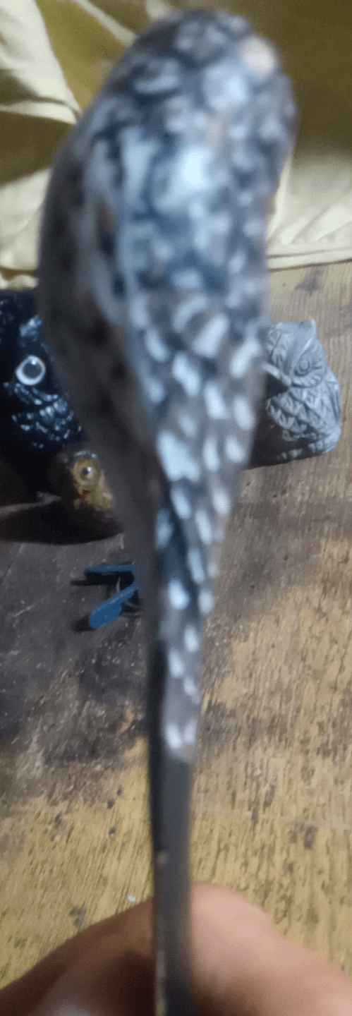 Lot Of 5 Vintage Owl Figurines. Each Made From Completely Different Materials. - Thumbnail 3