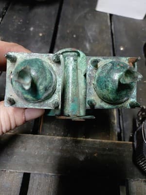 1982 Ayacucho Church & Bells Made In Peru Art Hand Made Soldered Bronze & Copper - Thumbnail 5