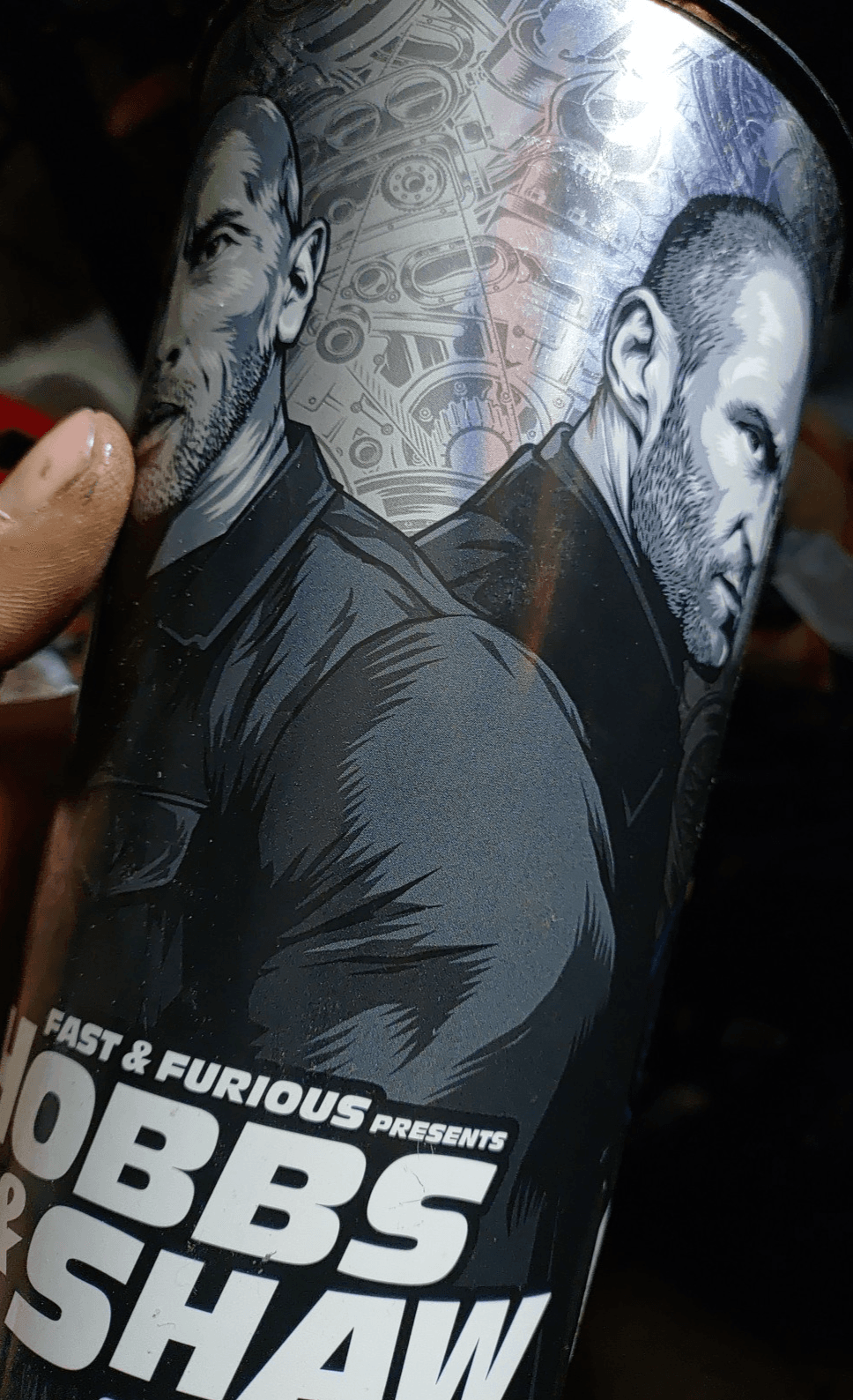 Hobbs and Shaw Movie Cup. Dwayne Johnson. Jason Statham. Fast And Furious. - Thumbnail 2
