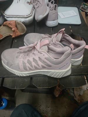 Reebok Work Womens RB546 Fusion Flexweave Safety Toe Athleti Shoe Size 8.5M Pink - Thumbnail 2