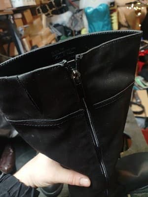 Bella Vita Women’s Black Knee High Riding Boots Size 11M Style 50-3731 Round Toe - Thumbnail 5