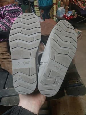 Women's Hart Shearling Boots - Cat & Jack™ Gray 13 - Thumbnail 5