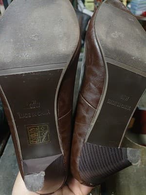 Monroe & Main Booties Studded Accents Heels Brown Size 8.5M - Thumbnail 7