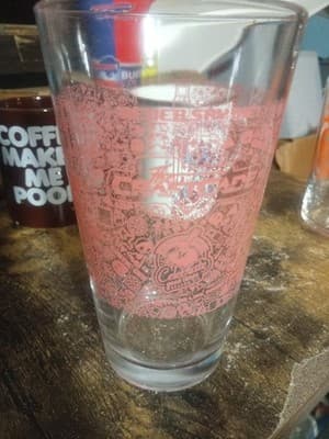 Lot Of 5 Cups. 2 Bismark Larks Glasses, 2 Coffee Mugs, 1 Buffalo Bills Cup - Thumbnail 2