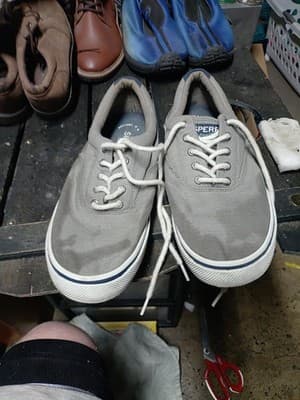 Sperry Men's Top Sider, Halyard Sneaker Grey, Size 12 M - Image 1