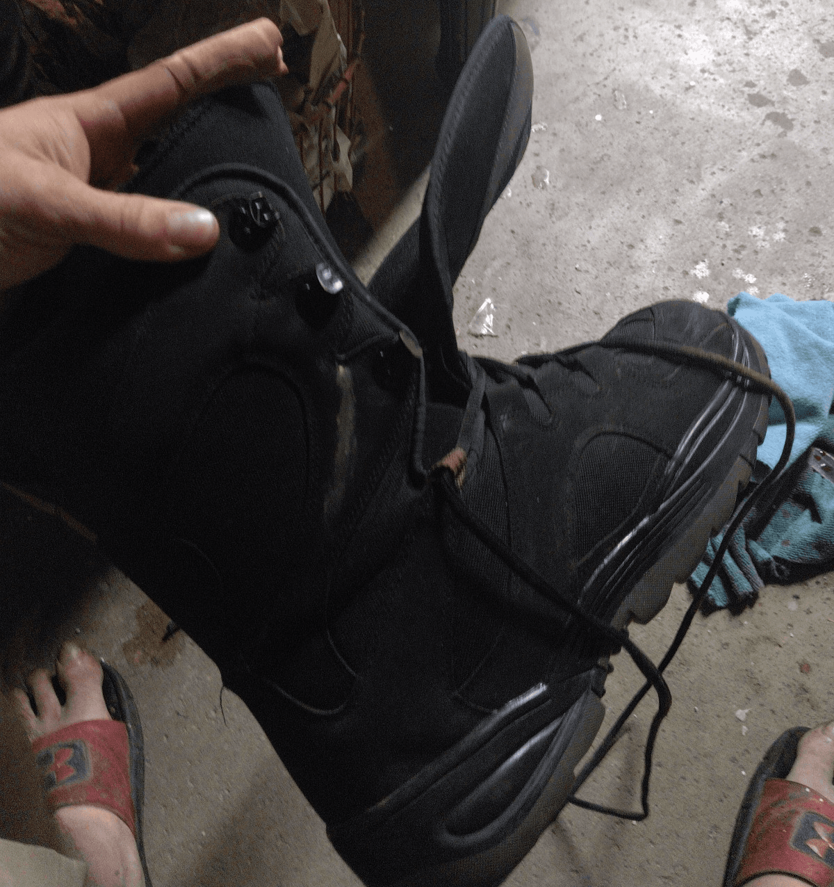 Aggressions Twin Named Ninja Black Snow Boots Size 13 Snowboard Boots - Thumbnail 2