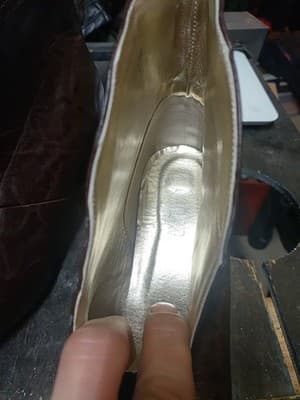 Monroe & Main Booties Studded Accents Heels Brown Size 8.5M - Thumbnail 2