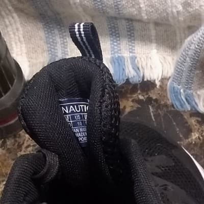 Nautica Size 10 Mens Black And White Running Shoes - Thumbnail 6