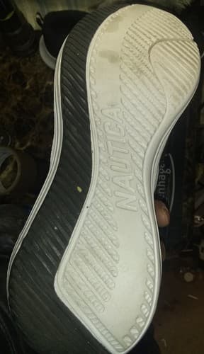 Nautica Size 10 Mens Black And White Running Shoes - Thumbnail 5