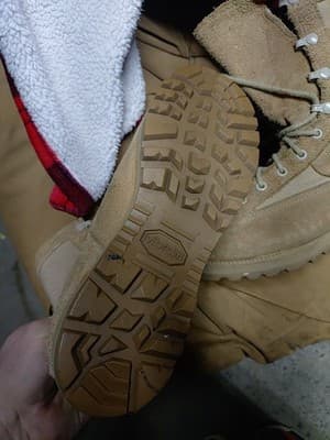 Belleville Desert Tan Gore-Tex Military Combat Boots Men's Sz 8 WIDE - Thumbnail 5