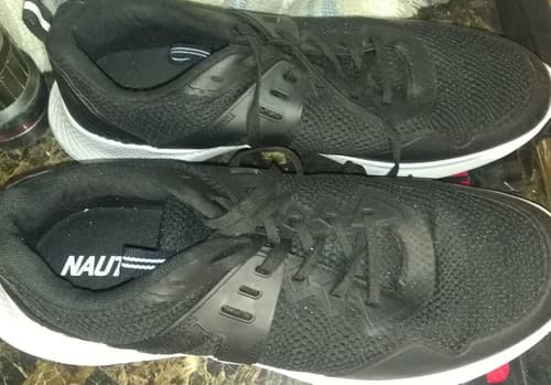 Nautica Size 10 Mens Black And White Running Shoes - Thumbnail 4