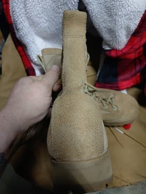Belleville Desert Tan Gore-Tex Military Combat Boots Men's Sz 8 WIDE - Thumbnail 3