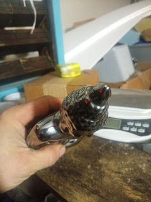 Silver Praying Or Meditating Buda - Thumbnail 5