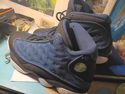 🔥 Nike Air Jordan 13 Retro Brave Blue Size 9.5 2022 - MINT Holograms w/... - Thumbnail 3