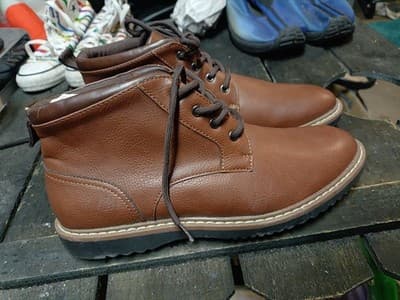 Alesbury Zane Brown Boots Mens Shoes Size 8.5 Low Top Boot New no Box - Thumbnail 3