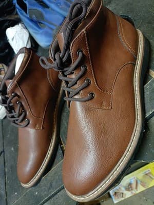 Alesbury Zane Brown Boots Mens Shoes Size 8.5 Low Top Boot New no Box - Image 1