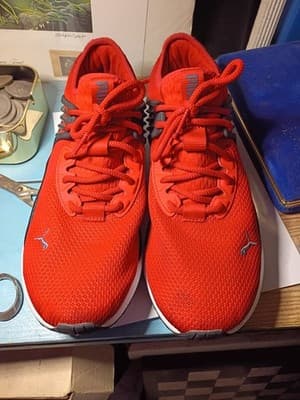 Puma Pacer Future High Risk Red Black Men's Size 8.5 Running Shoes 380367-22 - Thumbnail 2