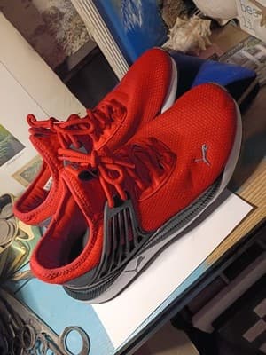 Puma Pacer Future High Risk Red Black Men's Size 8.5 Running Shoes 380367-22 - Thumbnail 6