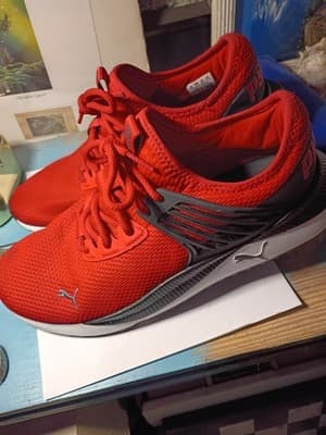 Puma Pacer Future High Risk Red Black Men's Size 8.5 Running Shoes 380367-22 - Thumbnail 3