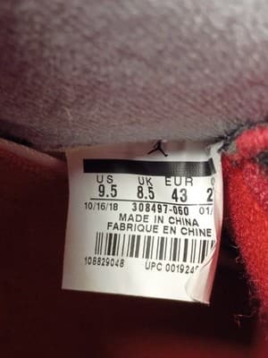 🔥 2019 Nike Air Jordan 4 IV Retro BRED Black Red 308497-060 Size 9.5 Nike Air - Thumbnail 9