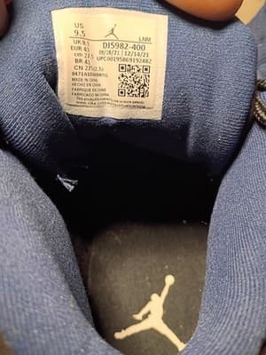 🔥 Nike Air Jordan 13 Retro Brave Blue Size 9.5 2022 - MINT Holograms w/... - Thumbnail 4