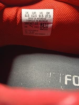 Puma Pacer Future High Risk Red Black Men's Size 8.5 Running Shoes 380367-22 - Thumbnail 7