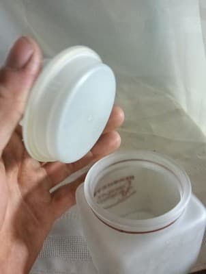 HERSHEY'S CHOCOLATE MEMORIES FROSTED GLASS SMALL JAR WITH LID - Thumbnail 5