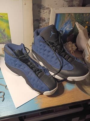 🔥 Nike Air Jordan 13 Retro Brave Blue Size 9.5 2022 - MINT Holograms w/... - Thumbnail 7