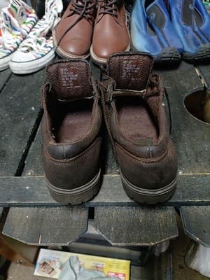 Arizona Jean Company "Gleeson" Brown Oxford Boots Size 5M - Thumbnail 3