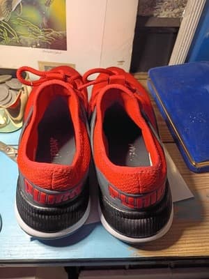 Puma Pacer Future High Risk Red Black Men's Size 8.5 Running Shoes 380367-22 - Thumbnail 4