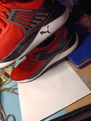 Puma Pacer Future High Risk Red Black Men's Size 8.5 Running Shoes 380367-22 - Thumbnail 5