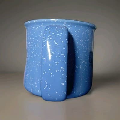 M-Ware Blue Coffee Mug Rural Bremer Bank Stoneware Heavy Dine Style... - Thumbnail 4